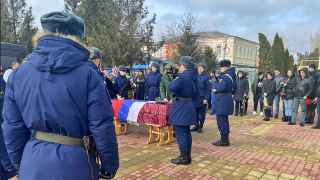 Похороны мобилизованного Ивана Овлашенко из Батайска